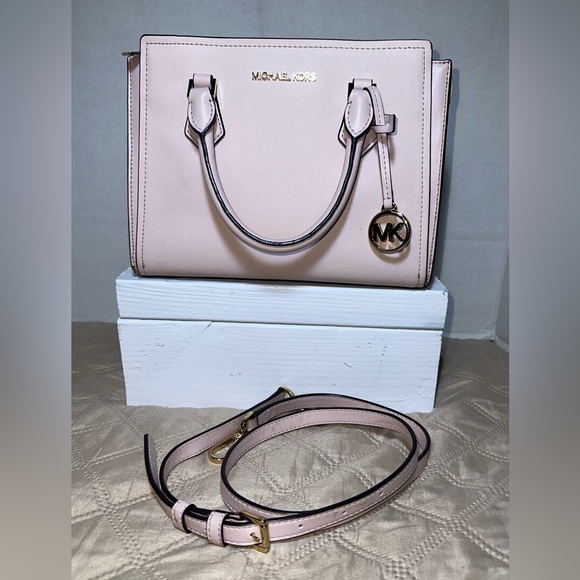Michael Kors Pink Satchel with Silver Hardware - Picture 1 of 14